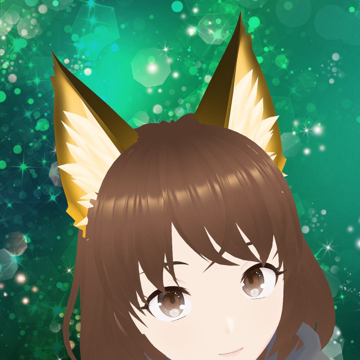 サンプルちゃん 狐耳尻尾付きサンプルちゃん - VRoid Hub