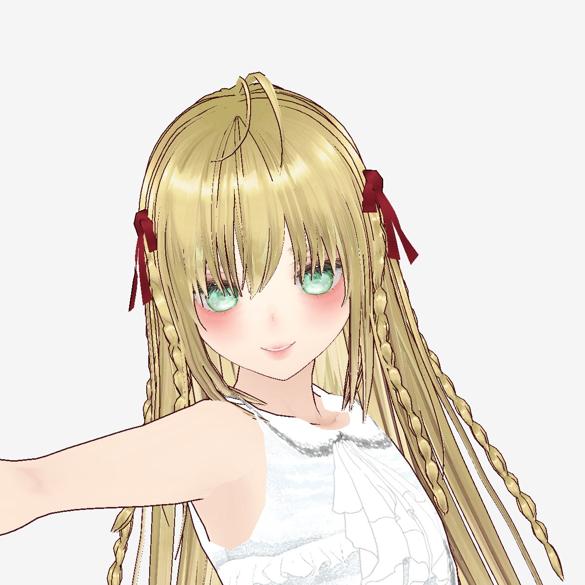 無料】ミズキ/08号【VRC対応データ有】 お嬢様ヘアー - VRoid Hub