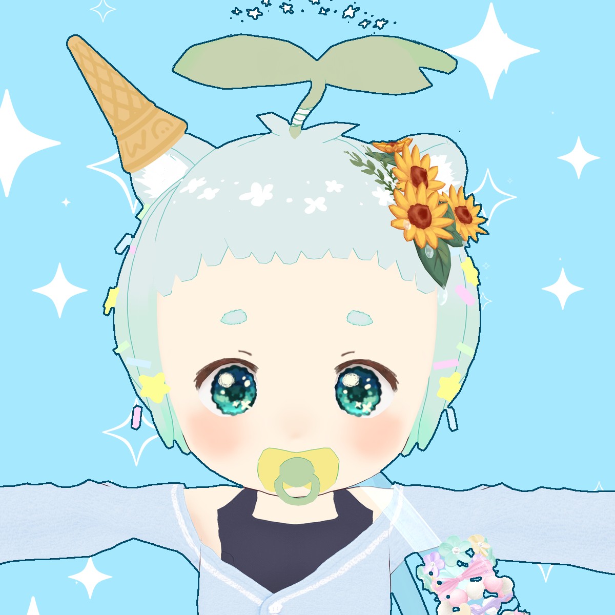 aaothpeちゃん まめちゃん ようちえん！ - VRoid Hub