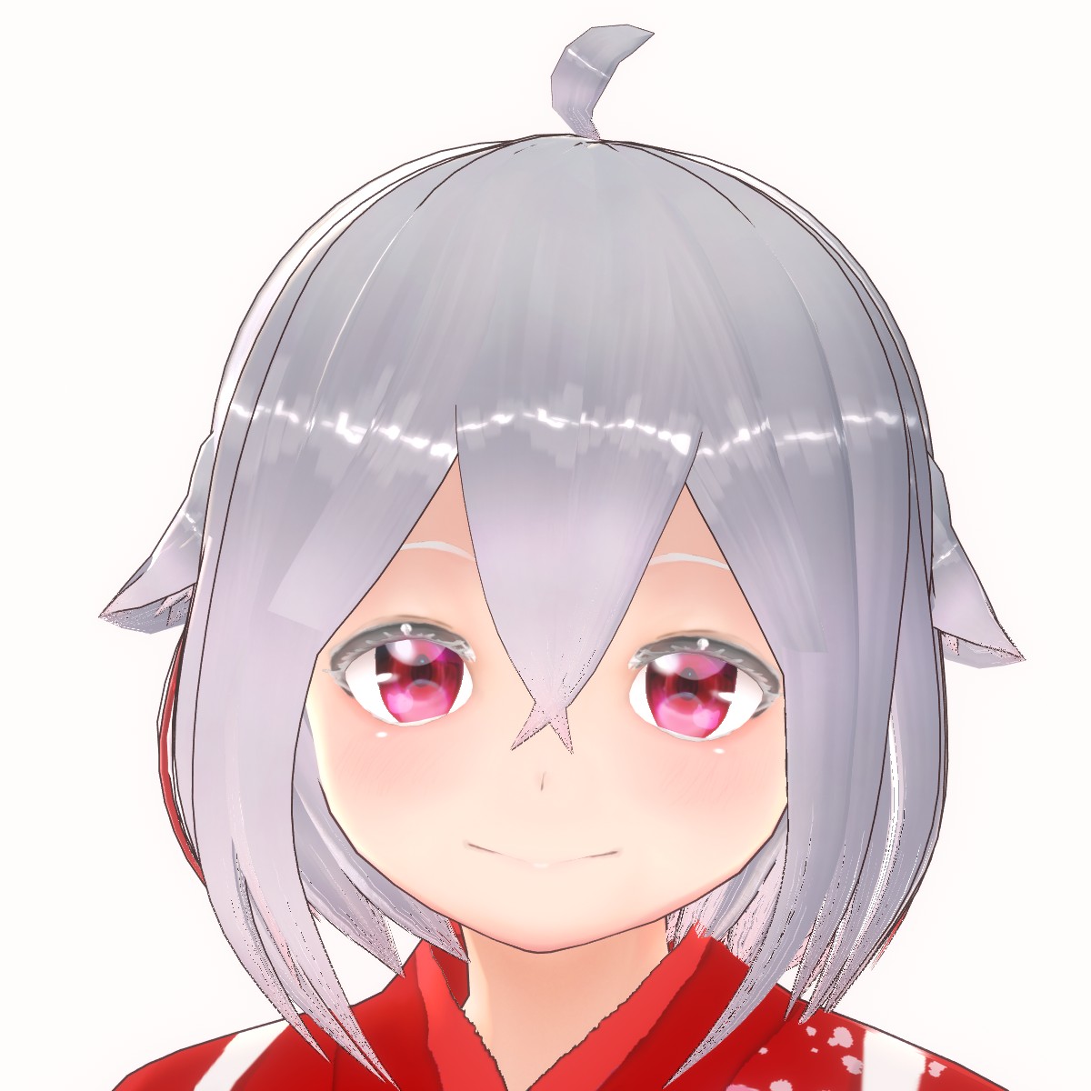 ねこまたVer.2 めっちゃ普通のワイシャツ - VRoid Hub