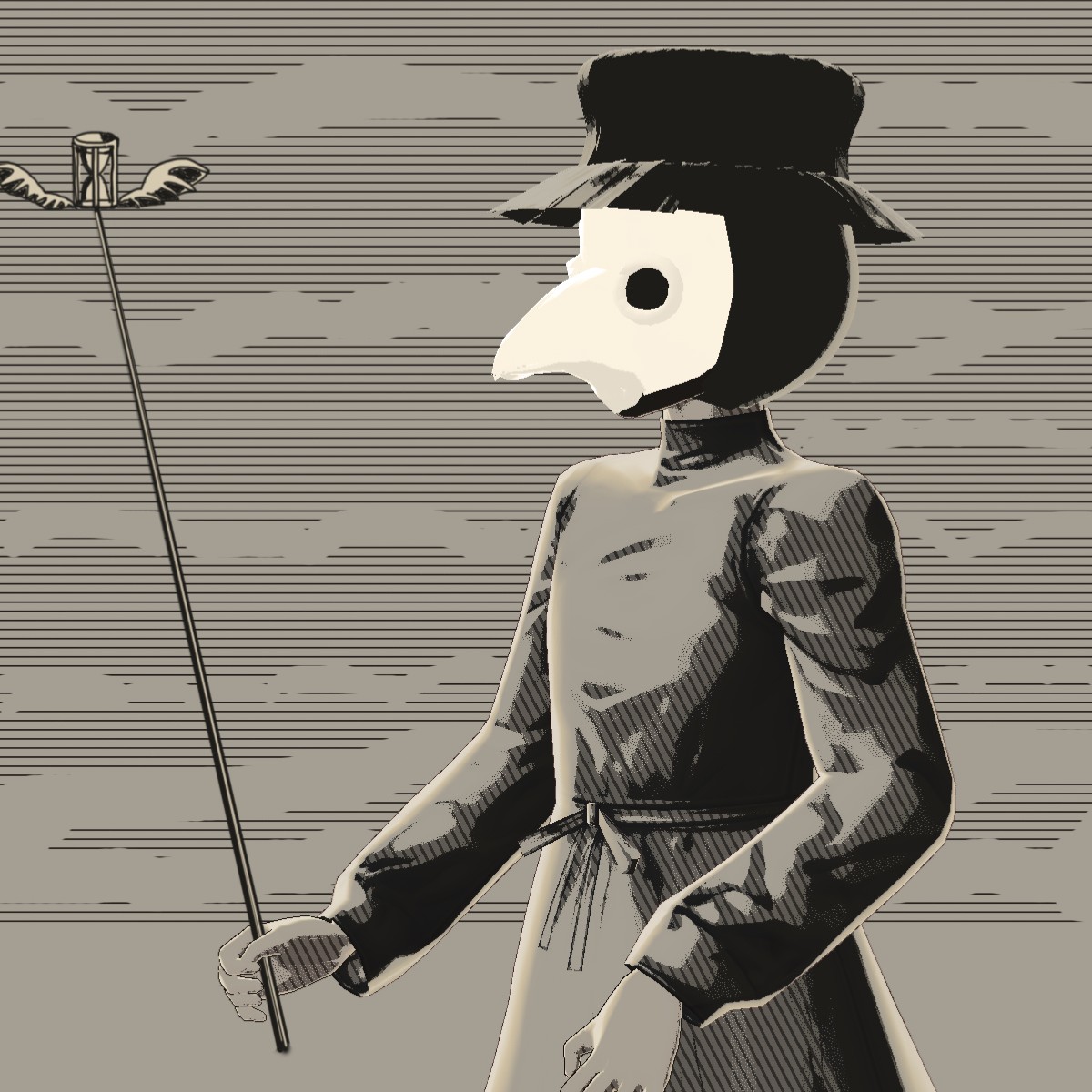 オリジナルペストマスク「ヴェレ」一点物 ペストマスク（ショートノーズ）[PM-S] – EpicureanGarden