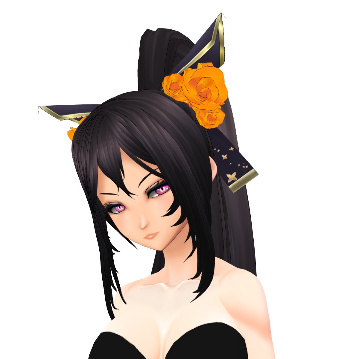 VRoid】黒姫ちゃん＋黒姫の鎧を使用したモデル - VRoid Hub