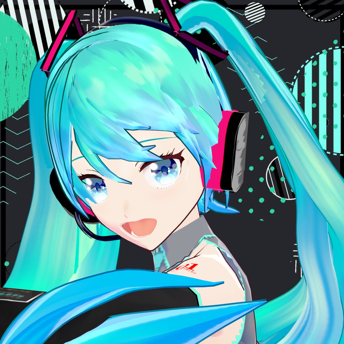 初音ミク 初音ミク 標準Ver-1 - VRoid Hub