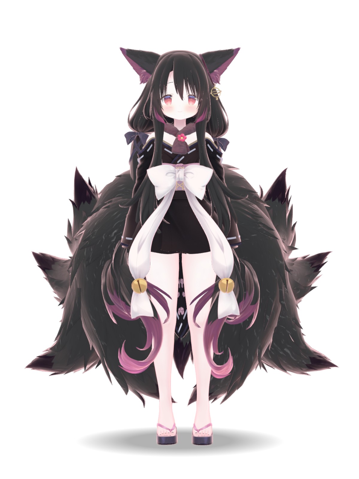 赤九尾狐【星乃坂キラリ工房☆】manmarun作アートドール 幻獣 神獣 蓄光 オリジナル3Dモデル「九尾の傍観者」発売日のお知らせ | 株式