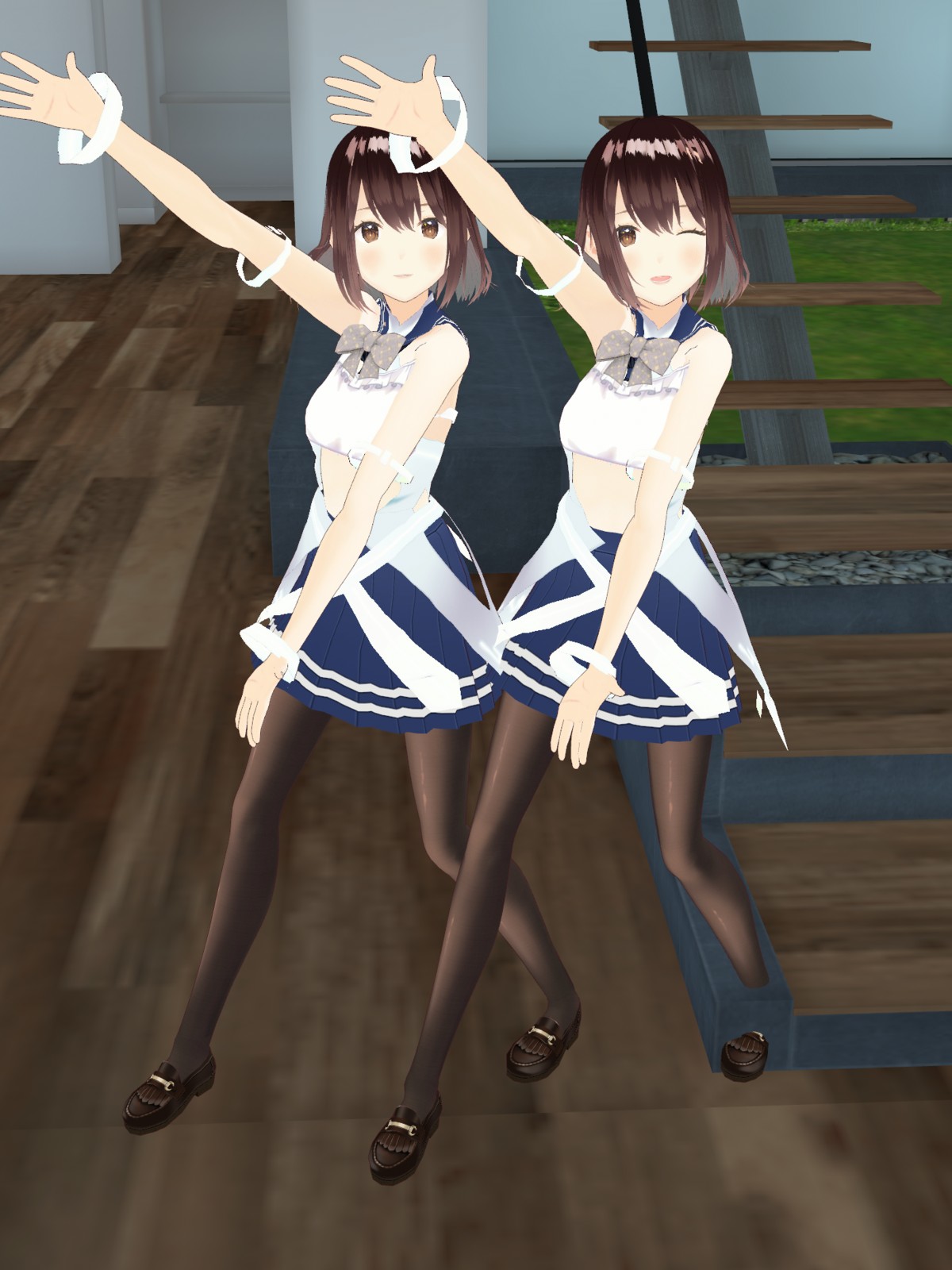 サンプル♡ サンプルガールズ 花のくの一組F - VRoid Hub