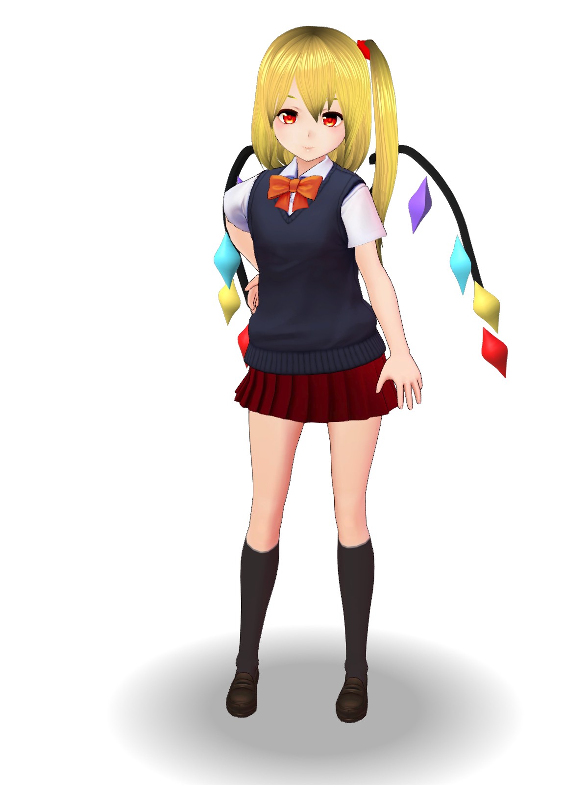 品良く着こなすため フランドール・スカーレット ここな式Ver0.0.1(制服) Hub VRoid - シャンプー
