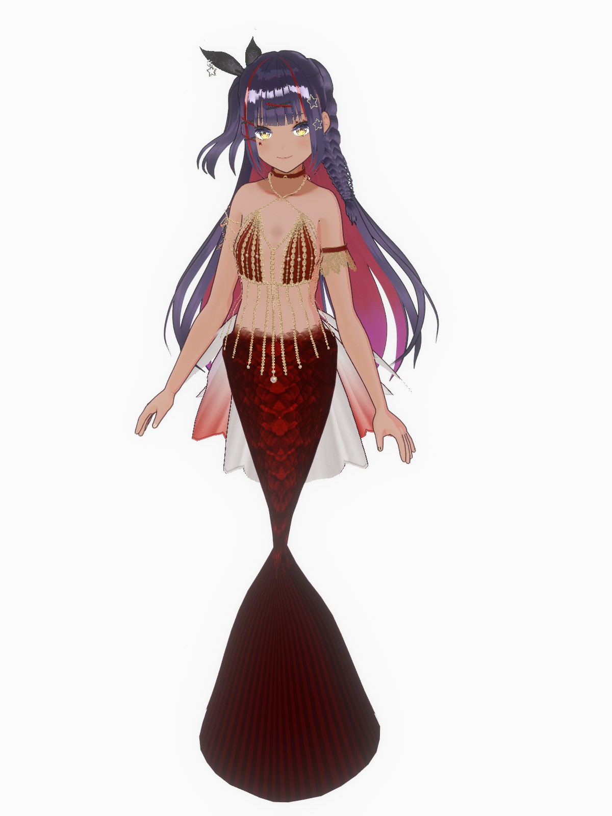 VirtualFashionContest 人魚B子ちゃん mermaid B-chan - VRoid Hub