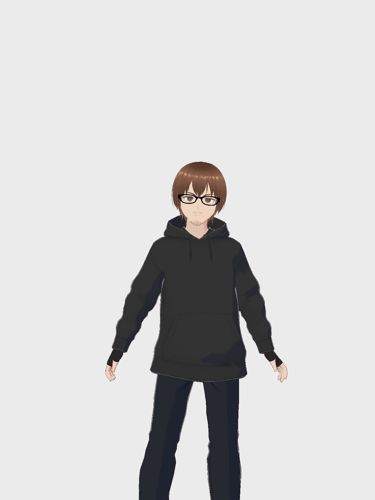 オリジナル眼鏡おじさん アバターサンプルC改変オリジナルメガネ