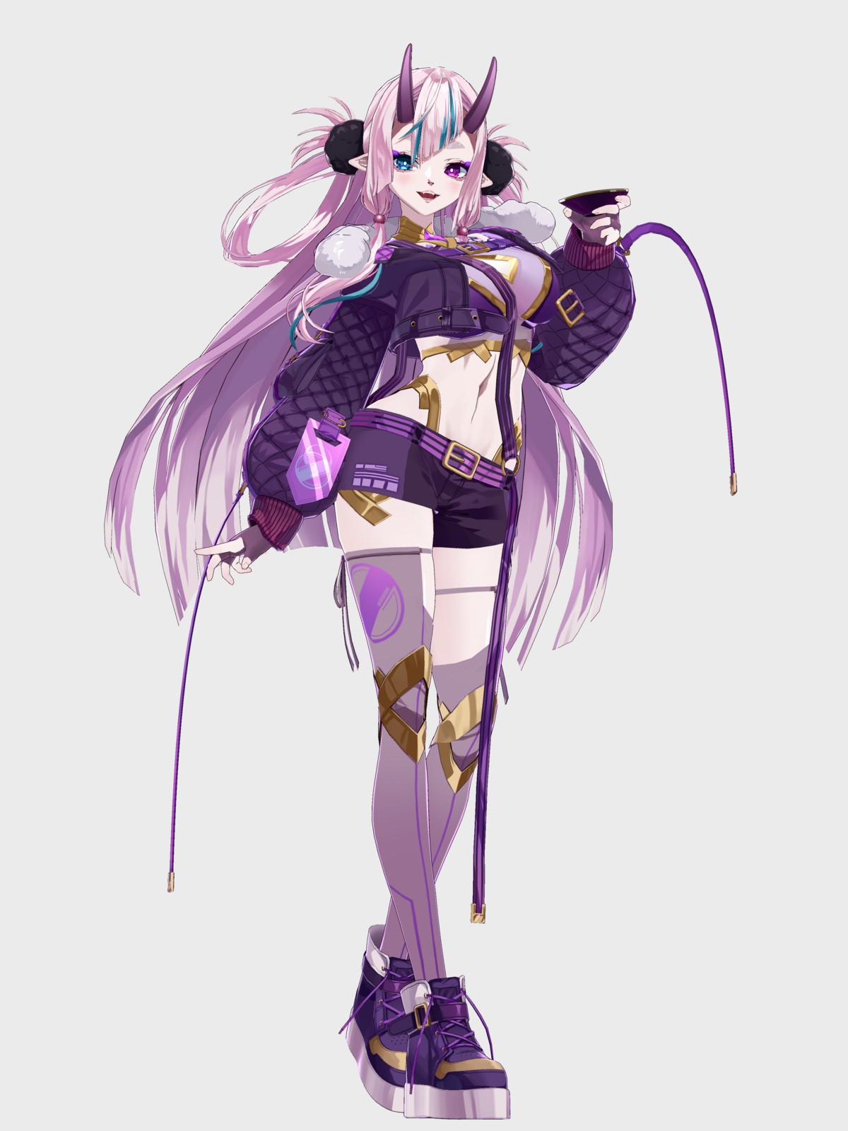 オリキャラ(風魔) ご依頼▽FPS風立ち絵イラスト