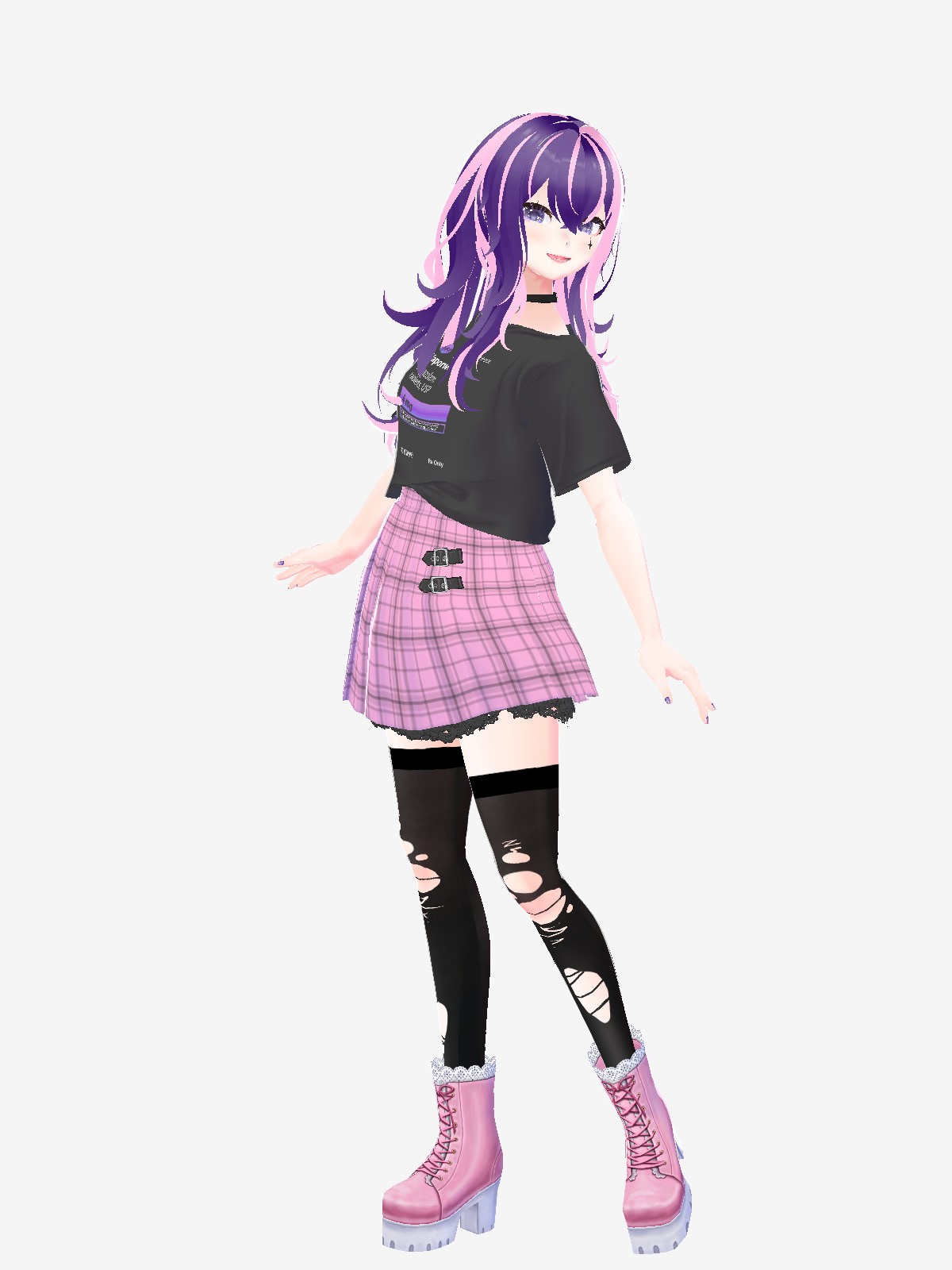 Vroid] FREE ripped tights / 破れたタイツを使用したモデル