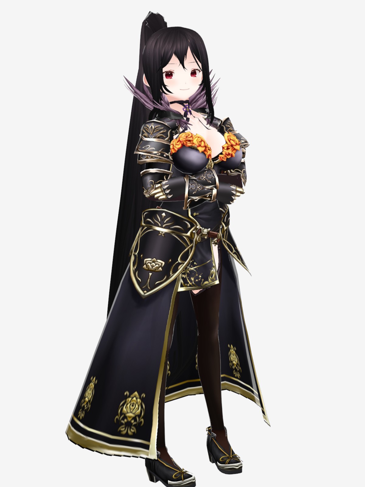 VRoid】黒姫ちゃん＋黒姫の鎧を使用したモデル - VRoid Hub