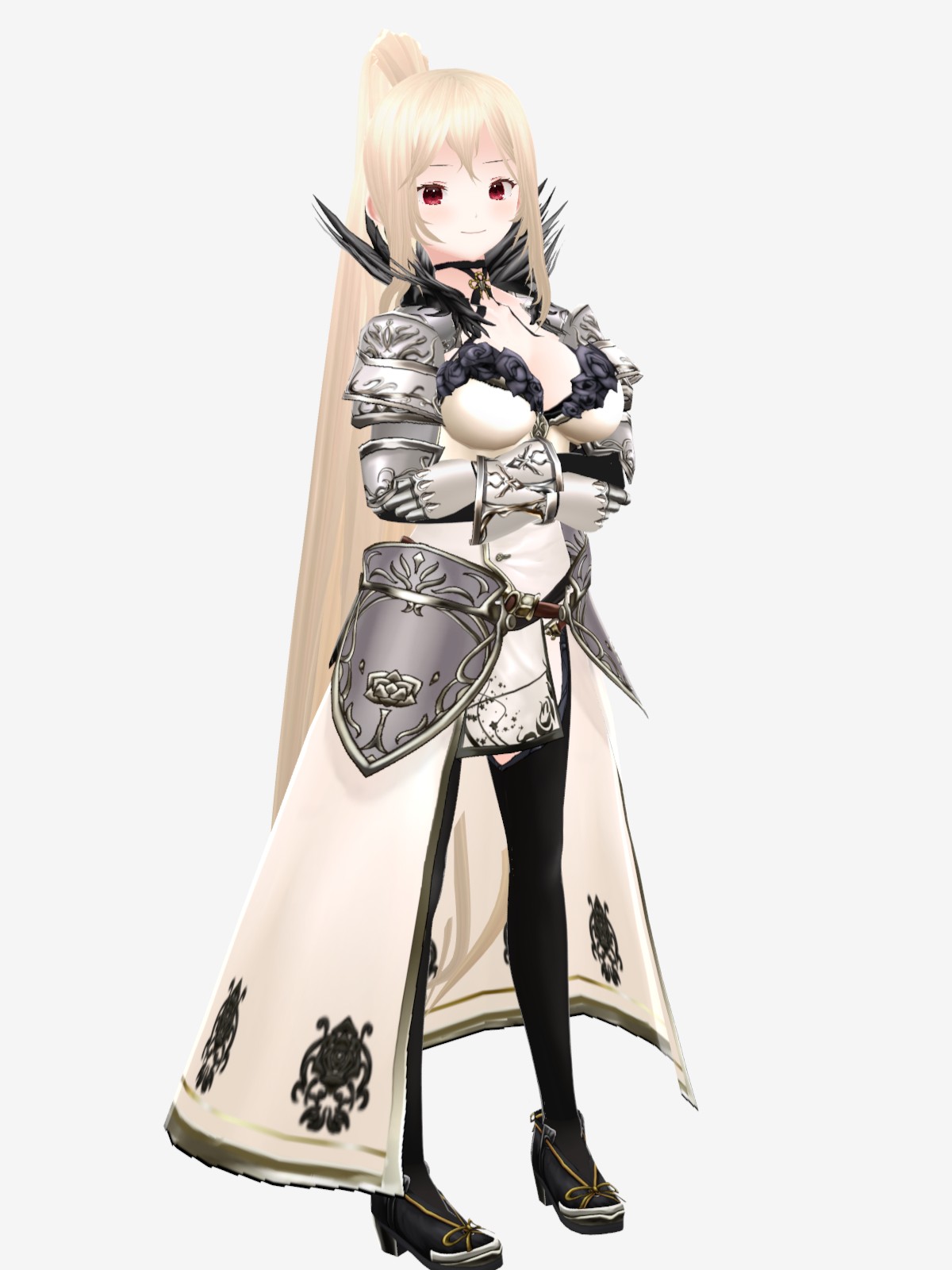 VRoid】黒姫ちゃん＋黒姫の鎧を使用したモデル - VRoid Hub