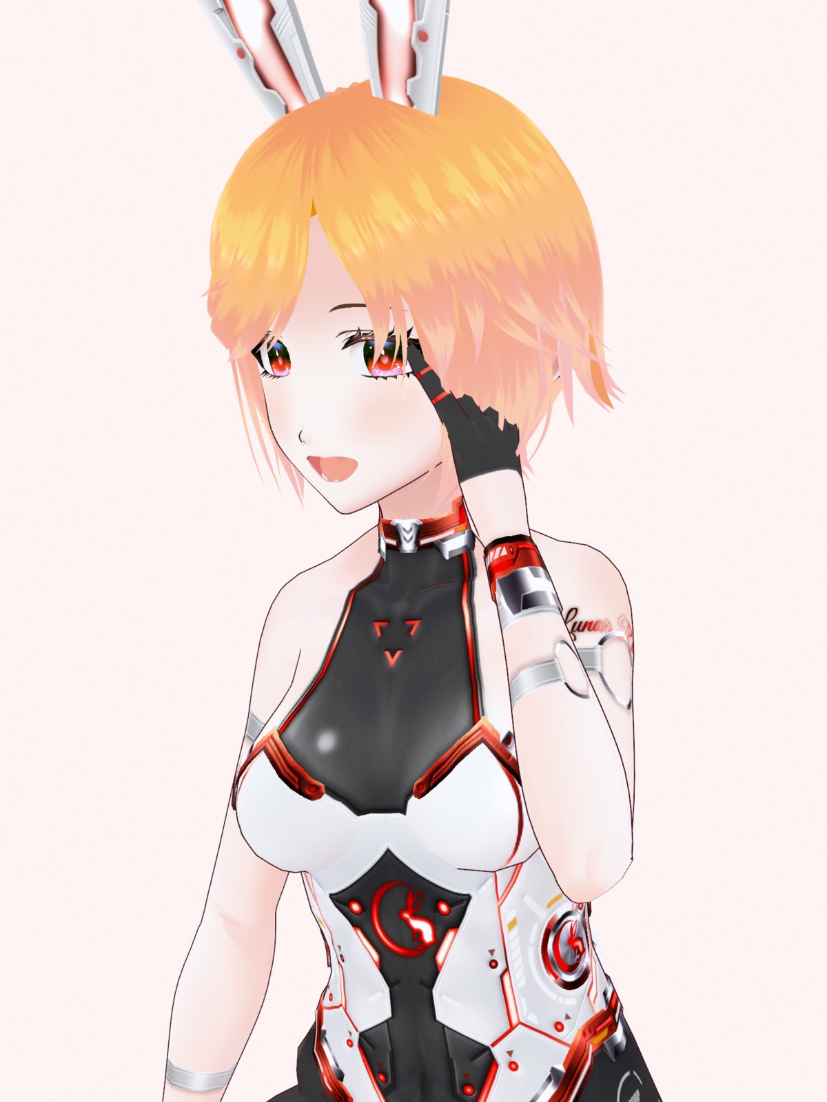 XWear対応]【発光可能】VRoid用 サイバーバニースーツ Ver2.0