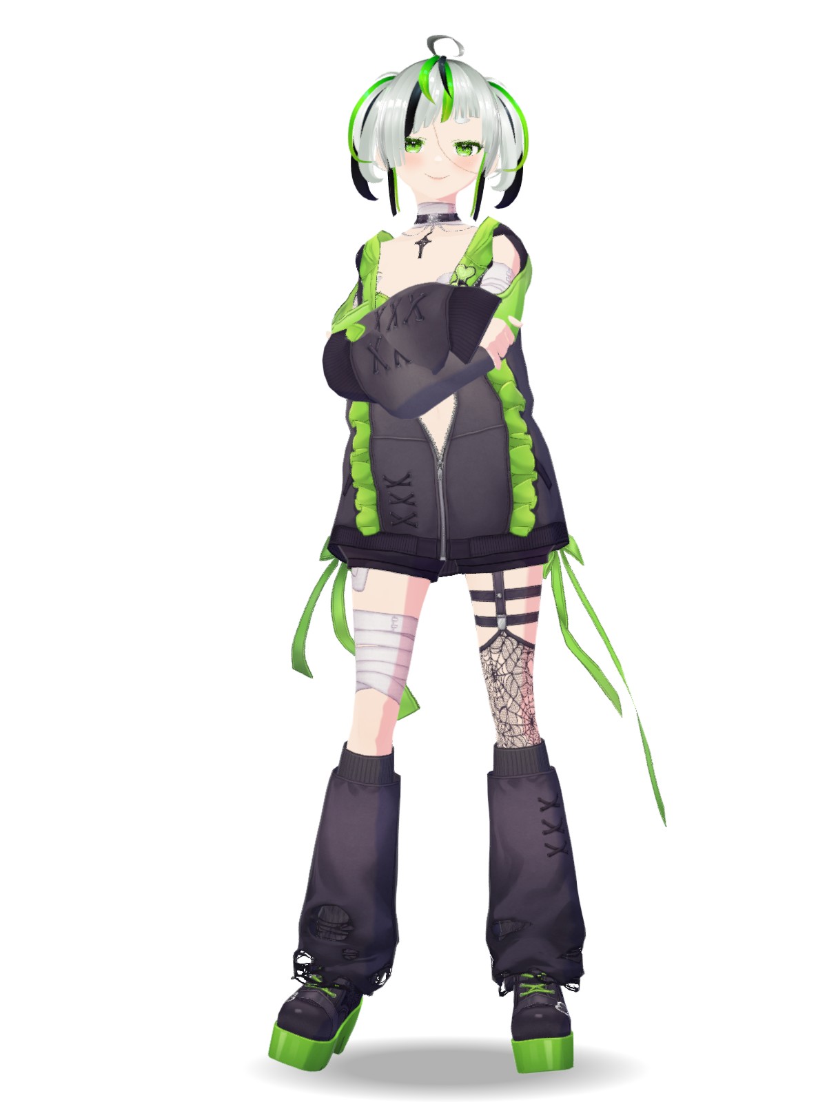 VRoid衣装】小悪魔コーデセットを使用したモデル - VRoid Hub
