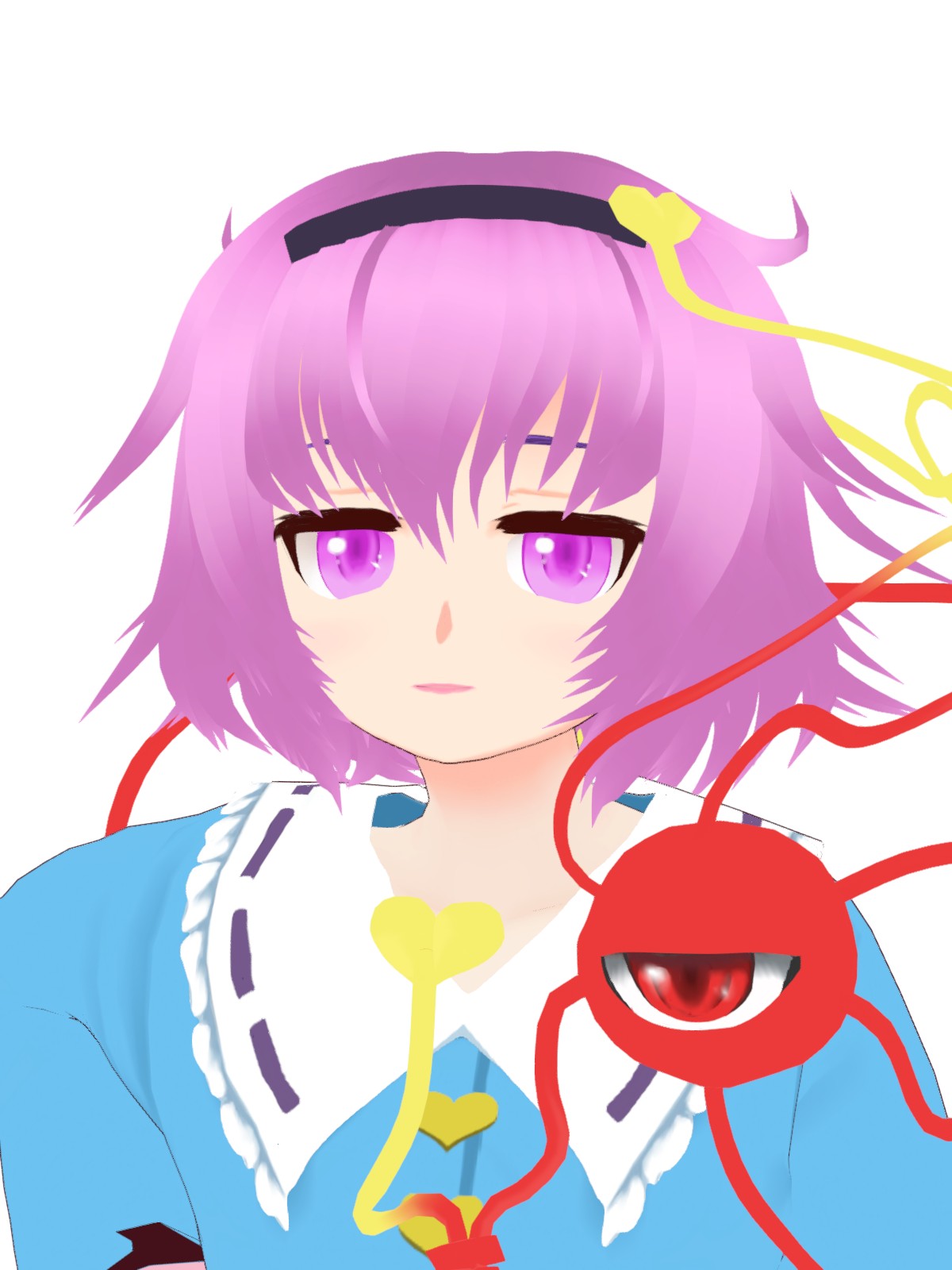 さとり 東方Project - ハイカットスニーカー（古明地さとり）/ユニ