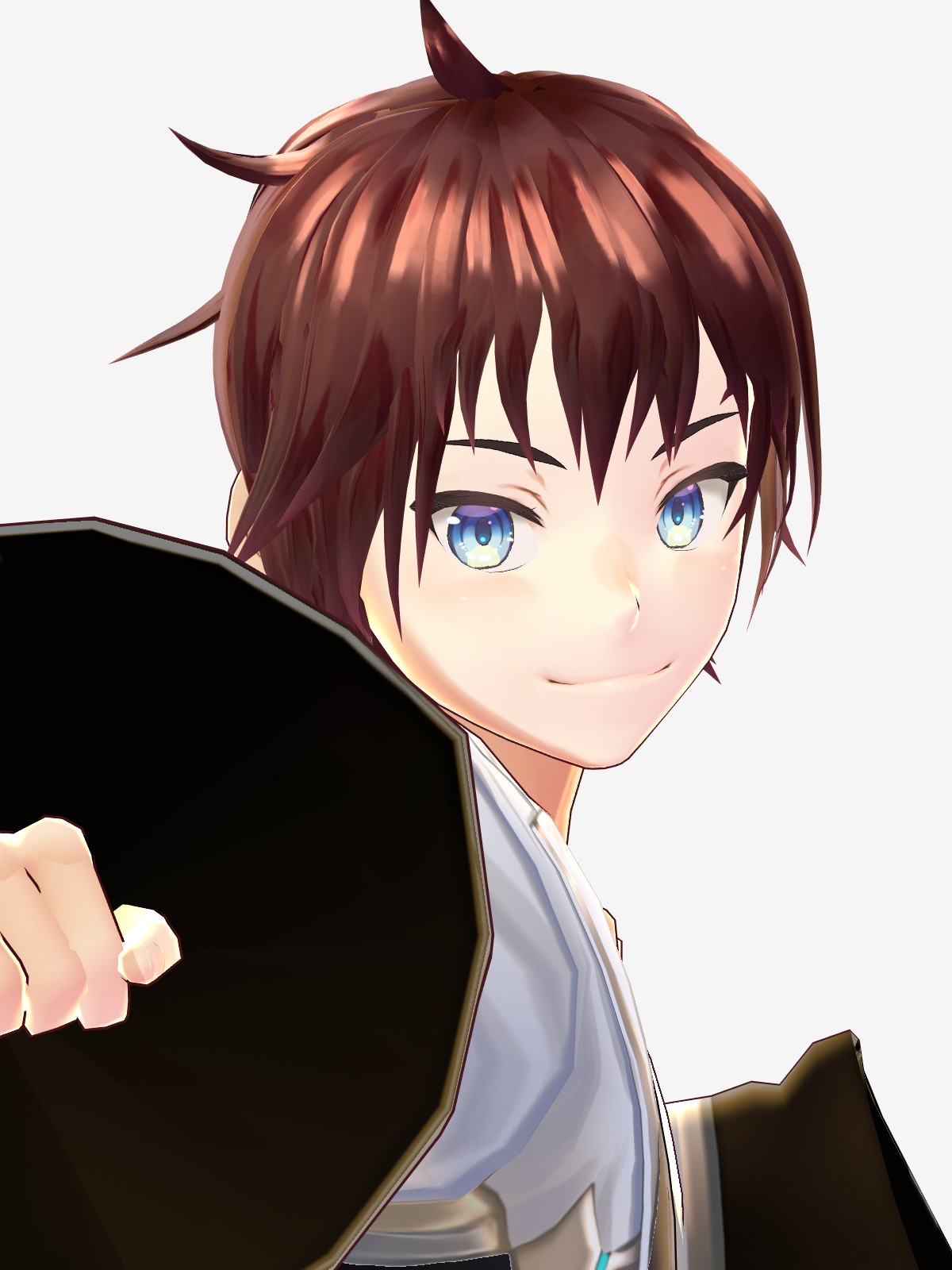 イラスト風顔テクスチャサンプル イラスト風垂れ目（男の子