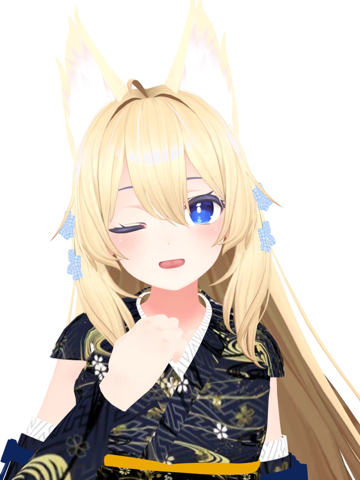 ★ 桔梗様 ★ ミツキツネ（桔梗ちゃん） 和服（バージョン） - VRoid Hub
