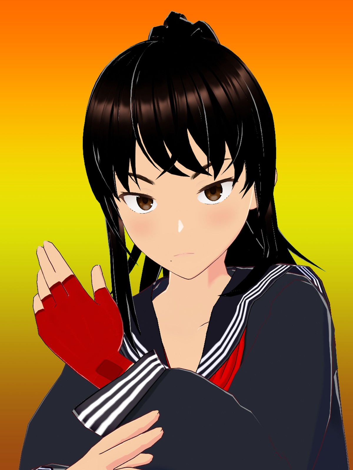 スケバン刑事（二代目風）Schoolgirl detective ヨーヨーは先生