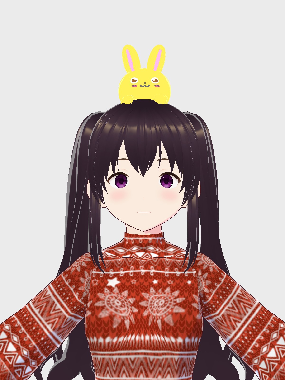 VRoid】頭に乗せるうさぎさん【無料】を使用したモデル - VRoid Hub