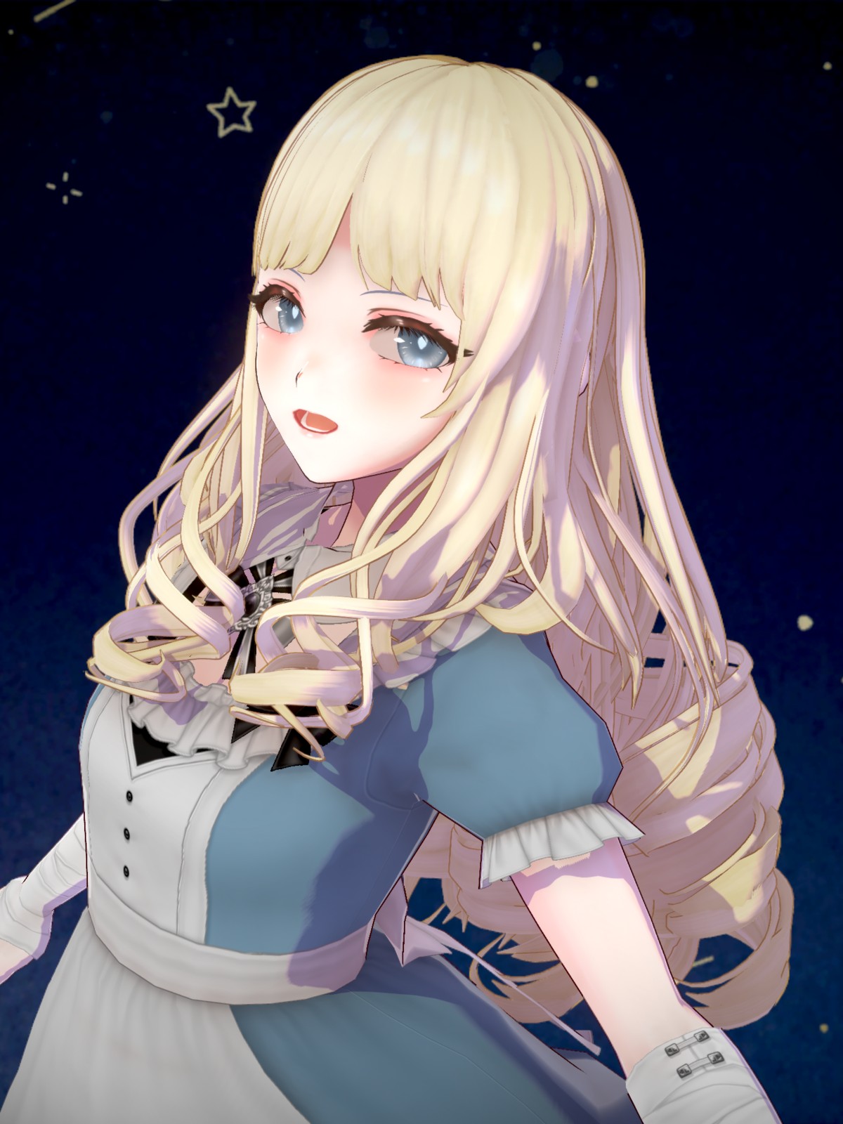 あるさん専用 縦ロール 前髪控えめ ringlet hair sample / 縦ロール見本 縦ロールちゃん - VRoid Hub