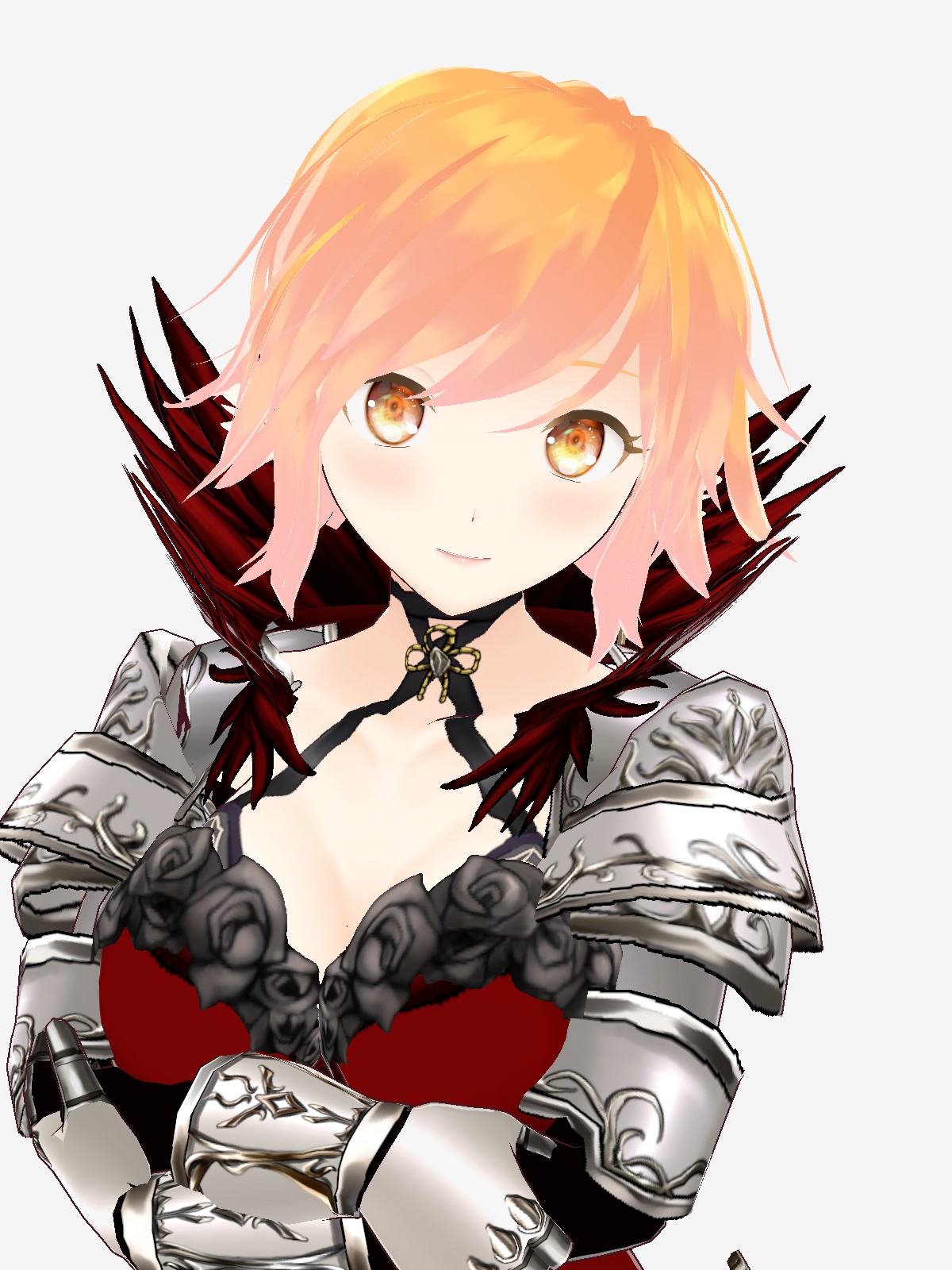 VRoid】黒姫ちゃん＋黒姫の鎧を使用したモデル - VRoid Hub