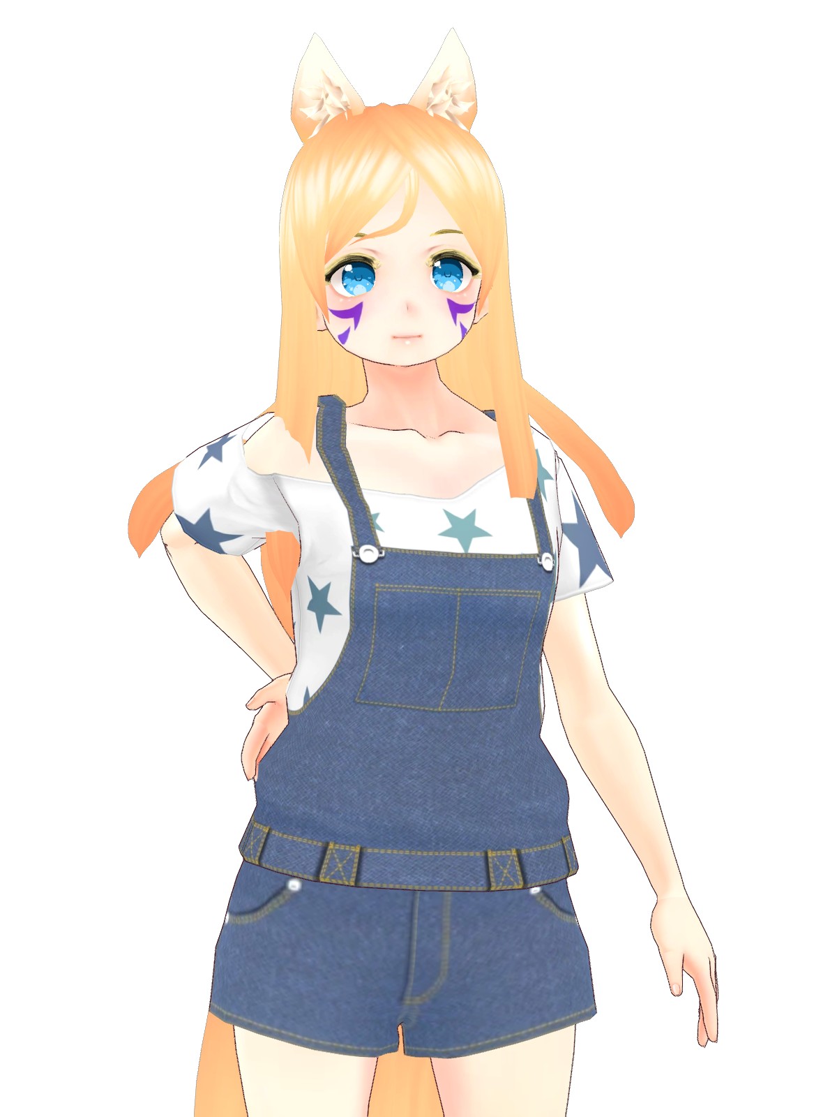 朔良 吹雪朔良 オーバーオール.ver - VRoid Hub