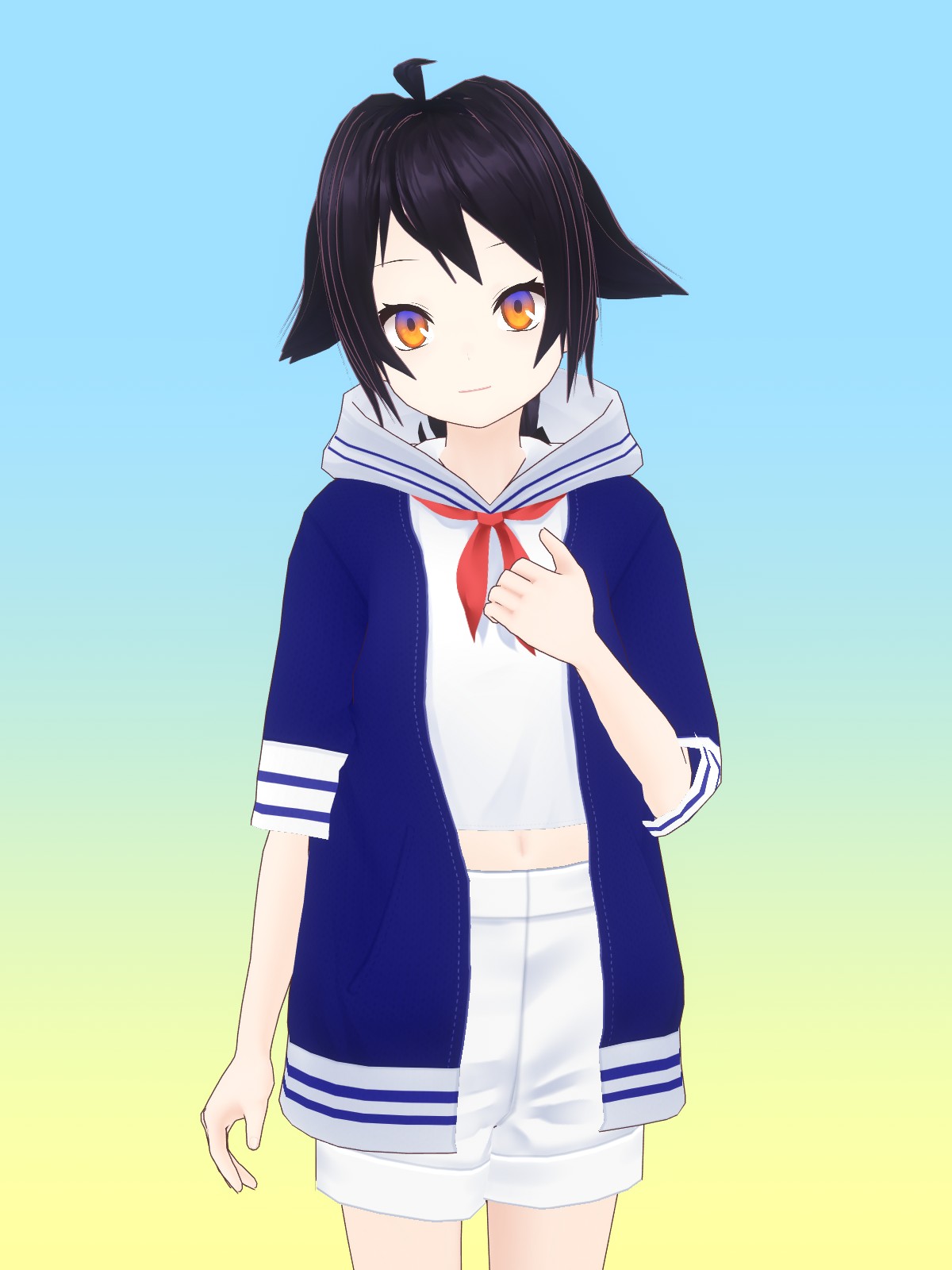 アホ毛おさげ - VRoid Hub