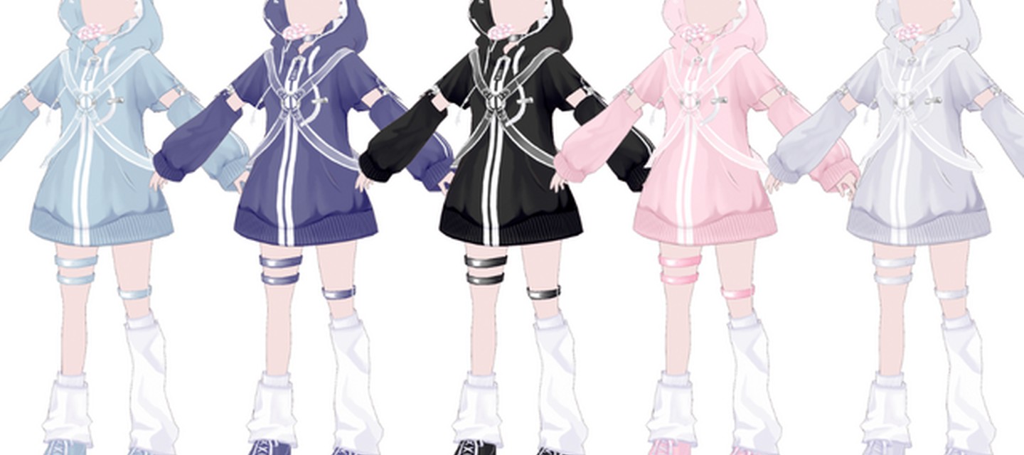 さめパーカーset