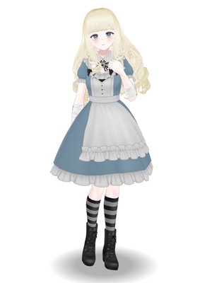 ringlet hair sample / 縦ロール見本 縦ロールちゃんv1.1