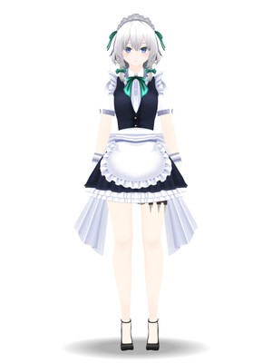 いざよい さくや Izayoi Sakuya - VRoid Hub