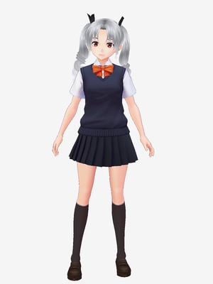 はづき様  ウィッグオーダー 専用 真女神転生v/主人公（制服姿） Tamaki Uchida Tamaki Uchida - VRoid Hub