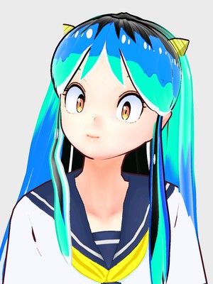 ラムちゃん(LUM-chan) 令和ラムちゃんトラ柄ビキニ - VRoid Hub