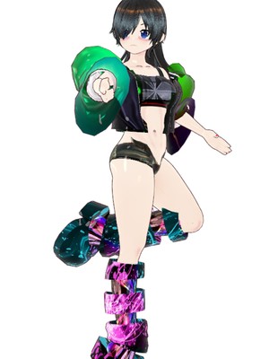 RITAO CHAN公式アカウント07専用　サムサラ×スレッジハンマー　J&B 理沙 サムス？ blenderでくびれ入れて見た - VRoid Hub