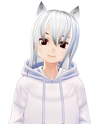 銀髪猫耳ちゃん - VRoid Hub