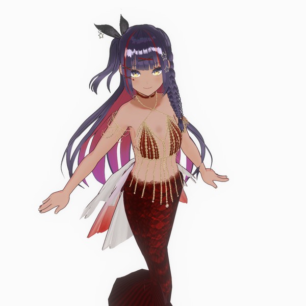 VirtualFashionContest 人魚B子ちゃん mermaid B-chan - VRoid Hub