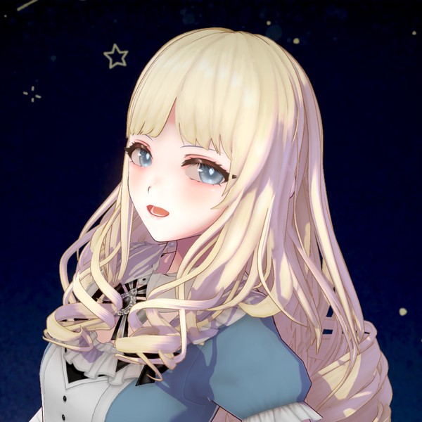 あるさん専用 縦ロール 前髪控えめ ringlet hair sample / 縦ロール見本 縦ロールちゃんv1.1