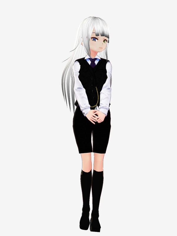 大助くん風♡カスタム　ホワイトちゃん 助手ちゃん 白衣 - VRoid Hub