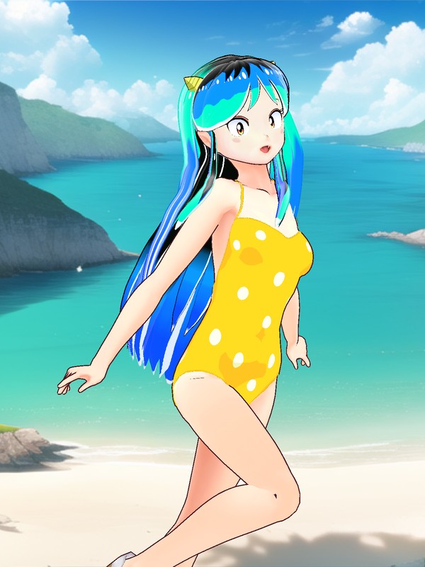 らむちゃん ラムちゃん(LUM-chan) バニーガール黒 - VRoid Hub