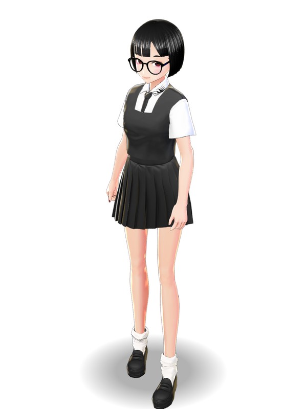 猫山来花 ☑️学帽(軍帽)黒 - VRoid Hub