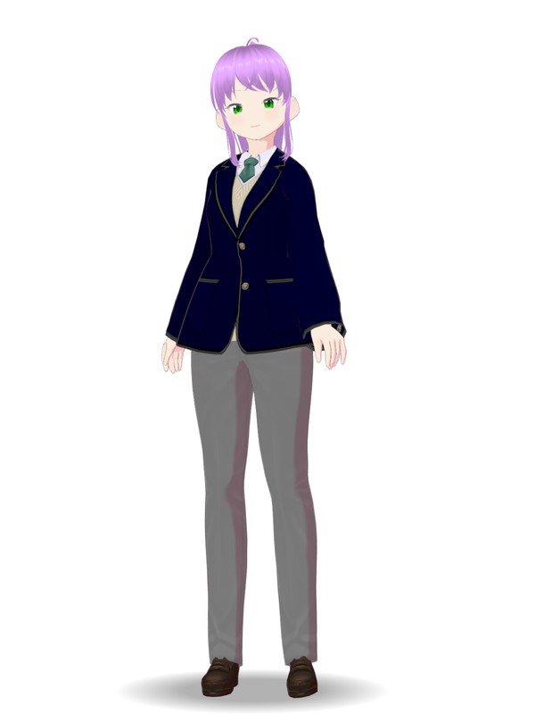 VRoid】ブレザー制服セット（女子用/男子用）|School uniform