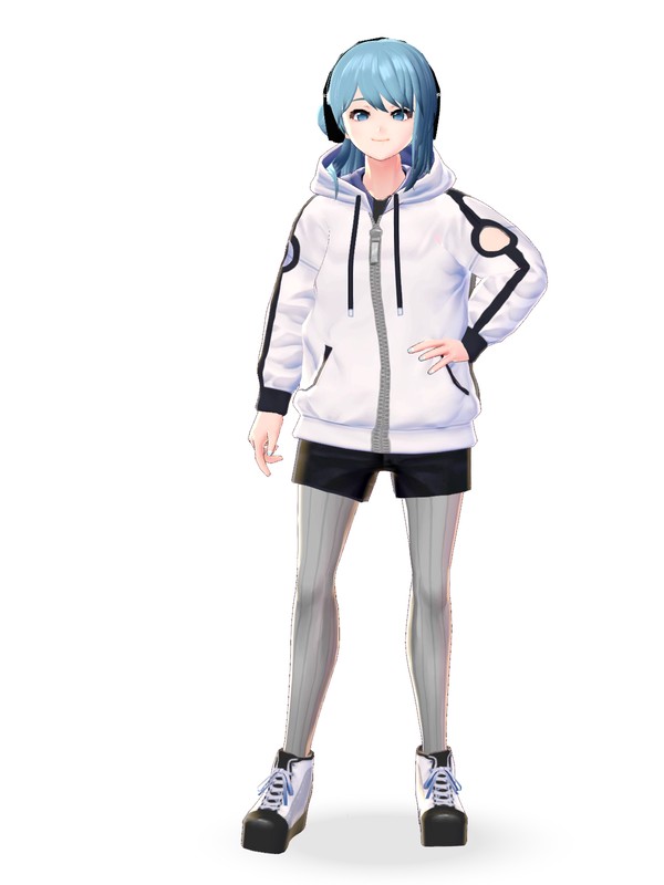 ゆぅゆぅ Li-Ning YunYou C4D 'Black White' AZGT043-5
