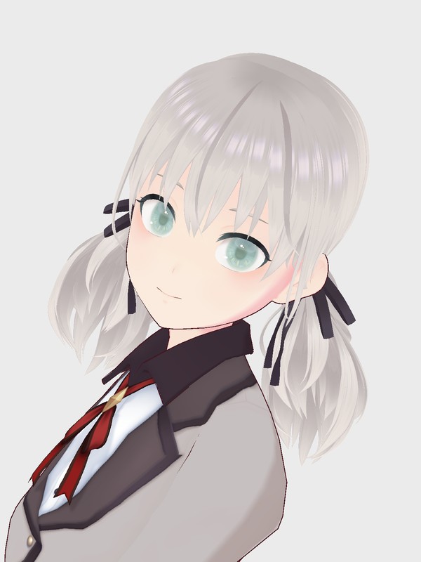 AzuProject 専属モデル ふわふわツインテール おさげ【booth販売