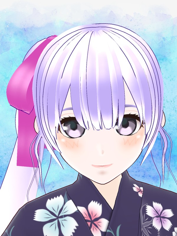 試作 ぐるぐるメガネちゃん - VRoid Hub