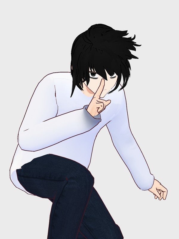 Lawliet L Death Note L - VRoid Hub