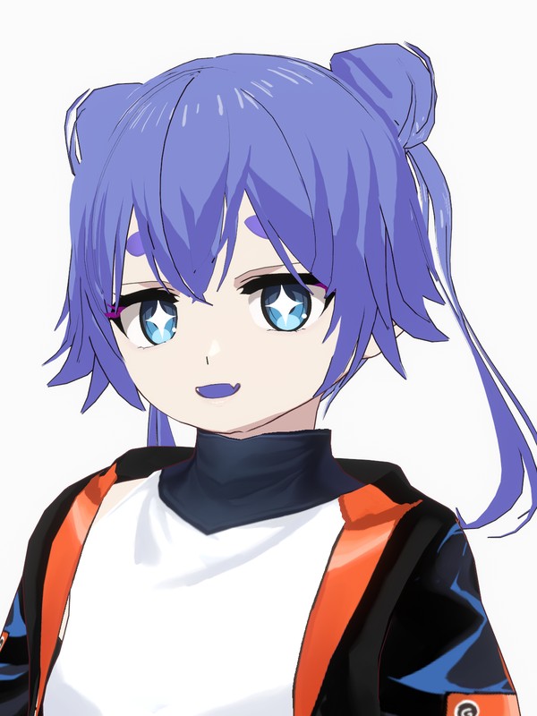 アニメ風顔デザイン ストラップ 無料あり】VRoid向け アニメ風髪テクスチャ - ☪Team Aether