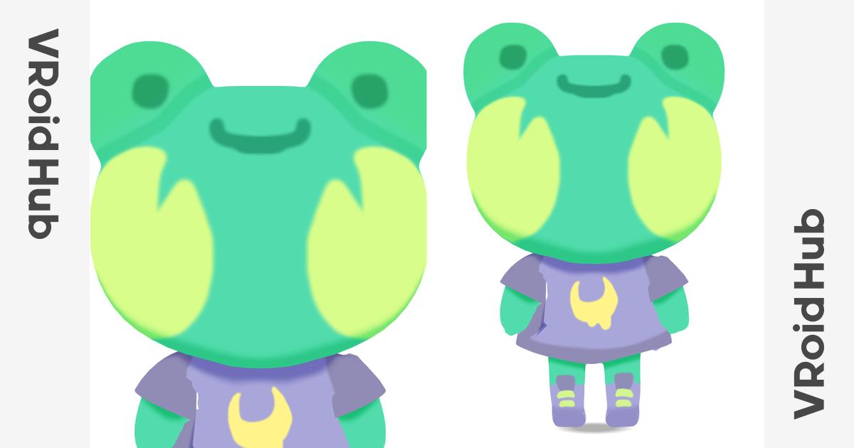 FROGGY / first model i make in blender ^^ VRoid Hub