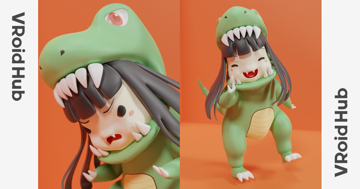 ディノガール(ティラノビルダー) ディノガール(ティラノビルダー) VRoid Hub