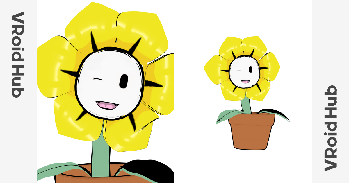 Flower Friend For Sale on BOOTH VRoid Hub