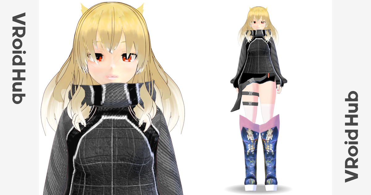 1 blender改 VRoid Hub