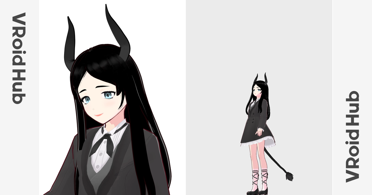 lorn a cute lil goth VRoid Hub